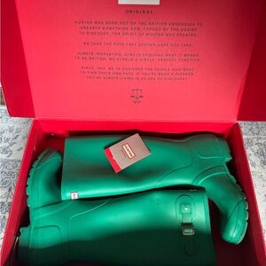 Hunter Original Green Boots
